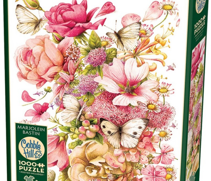 Puzzle - Cobble Hill - Mazzo di fiori rosa